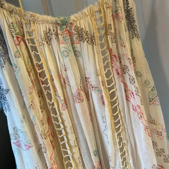 Free People One bohemian style mini dress XS EUC - Picture 5 of 5